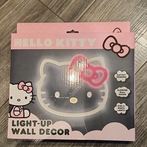 NWT 2025 Hello Kitty Light-up Wall Decor Requires 3 X AA Batteries Not Included